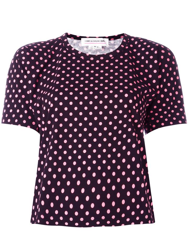 Comme Des Garçons Girl Pois Top, Size: Small, Black, Cotton