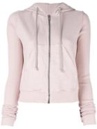 Rick Owens Drkshdw Zipped Hoodie, Women's, Size: Medium, Pink/purple, Cotton