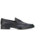 Tod's Front Panel Loafers - Black
