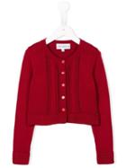 Simonetta Cable Knit Cardigan, Girl's, Size: 8 Yrs, Red