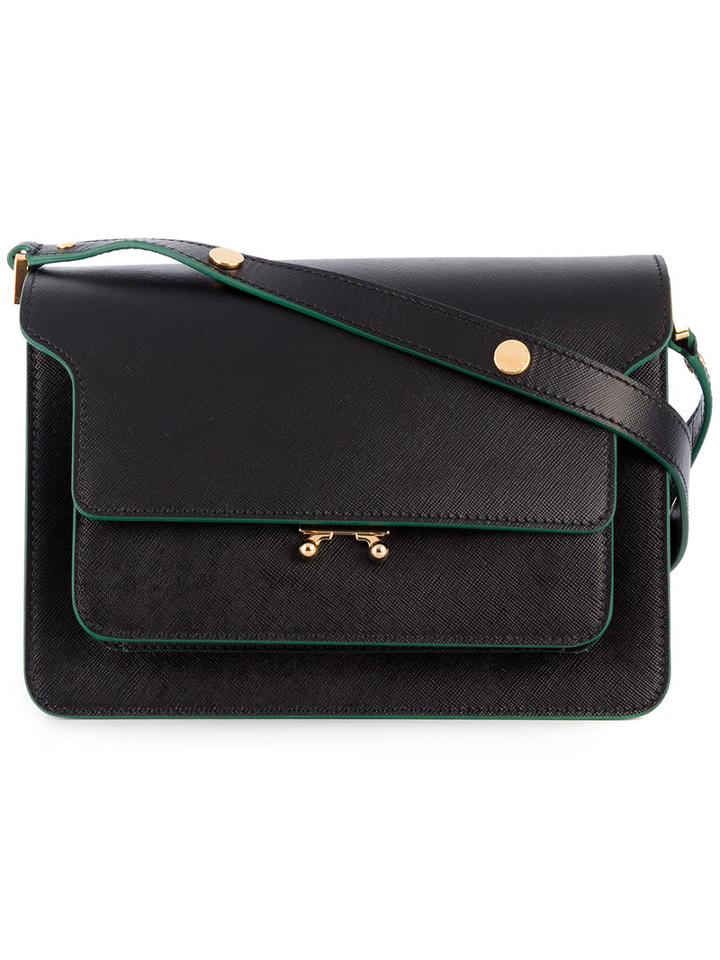 Marni - Trunk Shoulder Bag - Women - Calf Leather/metal - One Size, Black, Calf Leather/metal