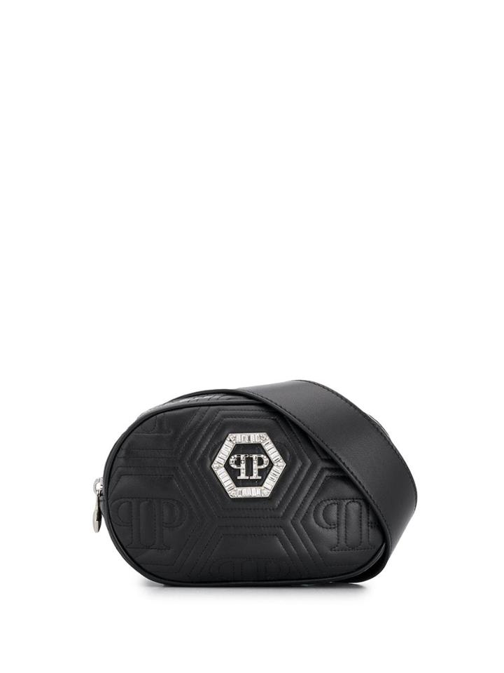 Philipp Plein Crystal Belt Bag - Black