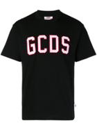 Gcds Logo Patch T-shirt - Black