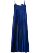 P.a.r.o.s.h. - Long-length Dress - Women - Polyester - Xs, Blue, Polyester