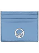 Fendi Logo Plaque Cardholder - Blue