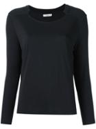 Egrey - Long Sleeves Top - Women - Spandex/elastane/viscose - 44, Black, Spandex/elastane/viscose