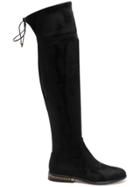 Michael Michael Kors Chain High Boots - Black