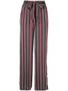 Frame Striped Palazzo Pants - Multicolour