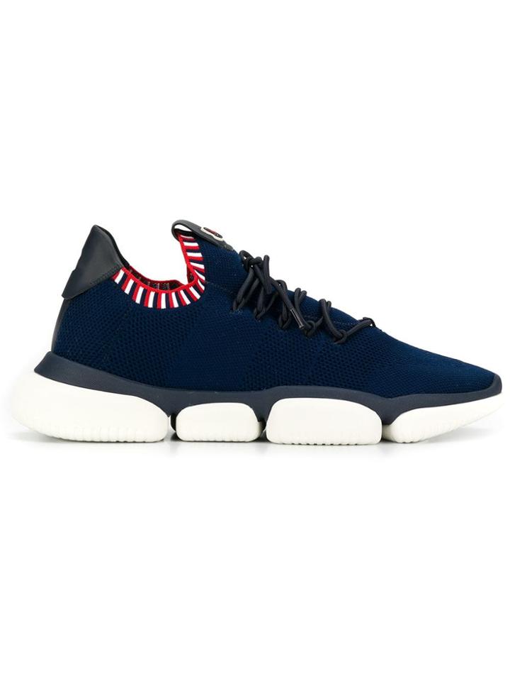 Moncler Bubble Sole Mesh Sneakers - Blue