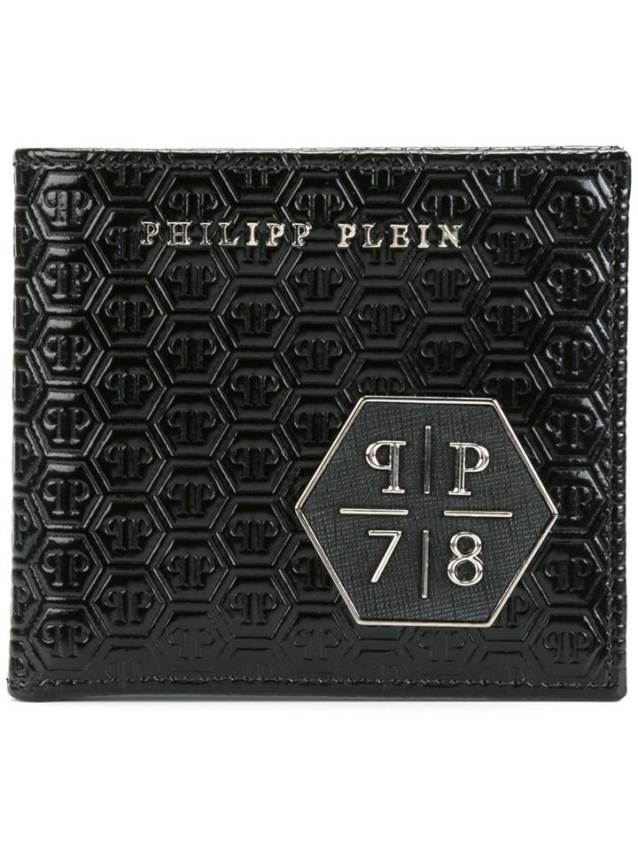 Philipp Plein Logo Embossed Wallet