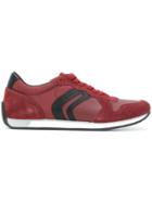 Geox Panelled Sneakers - Red