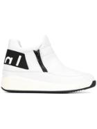 Hogl Hi-top Zipped Sneakers - White