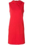 Telfar Hooded Sleeveless Dress - Red