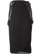 Geoffrey B. Small Suspender Midi Skirt