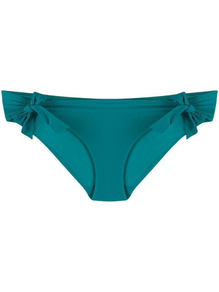 Carine Gilson Bow Detail Bikini Briefs - Green