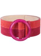Carolina Herrera Round Buckle Belt - Pink