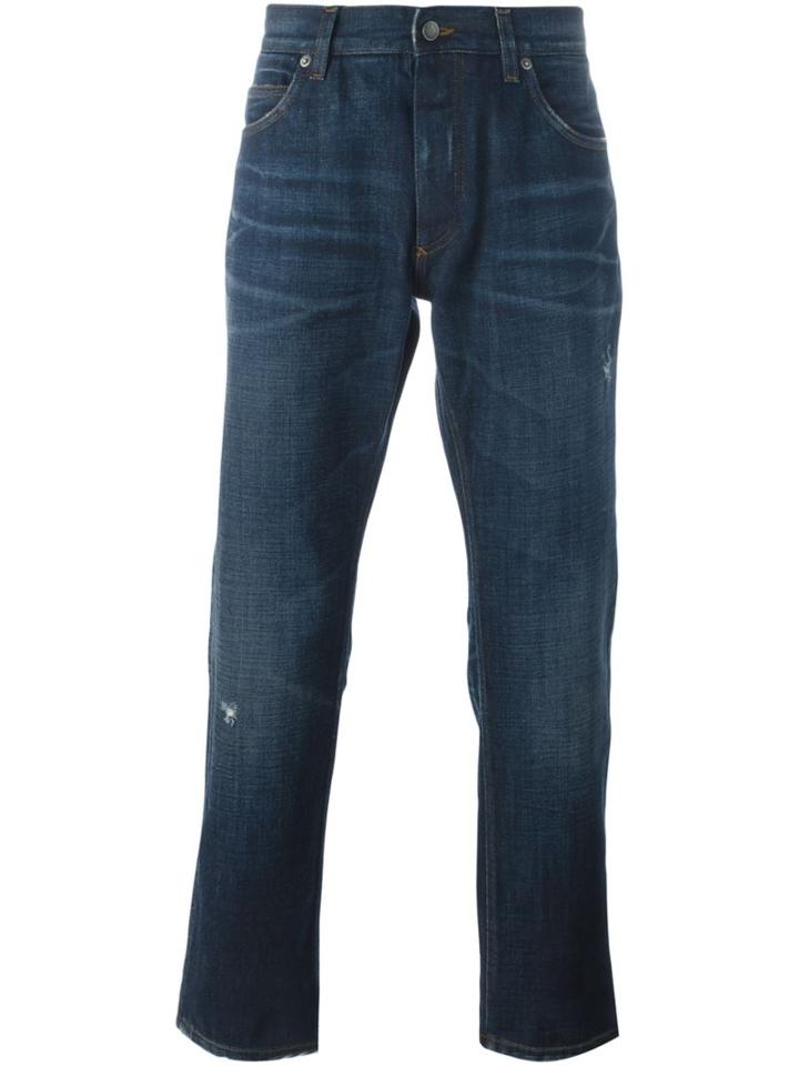 Dolce & Gabbana Slim Fit Jeans, Men's, Size: 44, Blue, Cotton