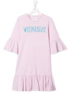 Alberta Ferretti Kids Teen Wednesday Dress - Pink