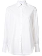 Rag & Bone - Essex Poplin Shirt - Women - Silk/cotton - S, Women's, White, Silk/cotton