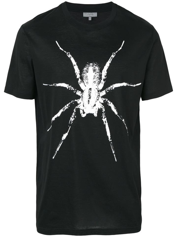 Lanvin - Spider Print T-shirt - Men - Cotton - S, Black, Cotton