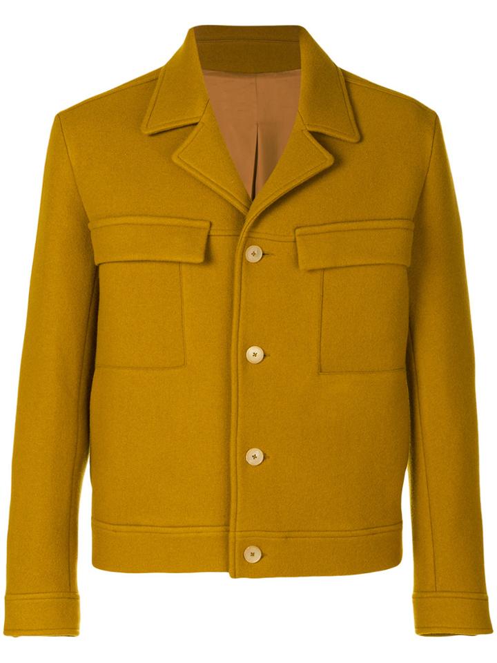 Qasimi Bastille Trucker Jacket - Yellow & Orange