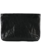 The Last Conspiracy Small Waxed Clutch - Black