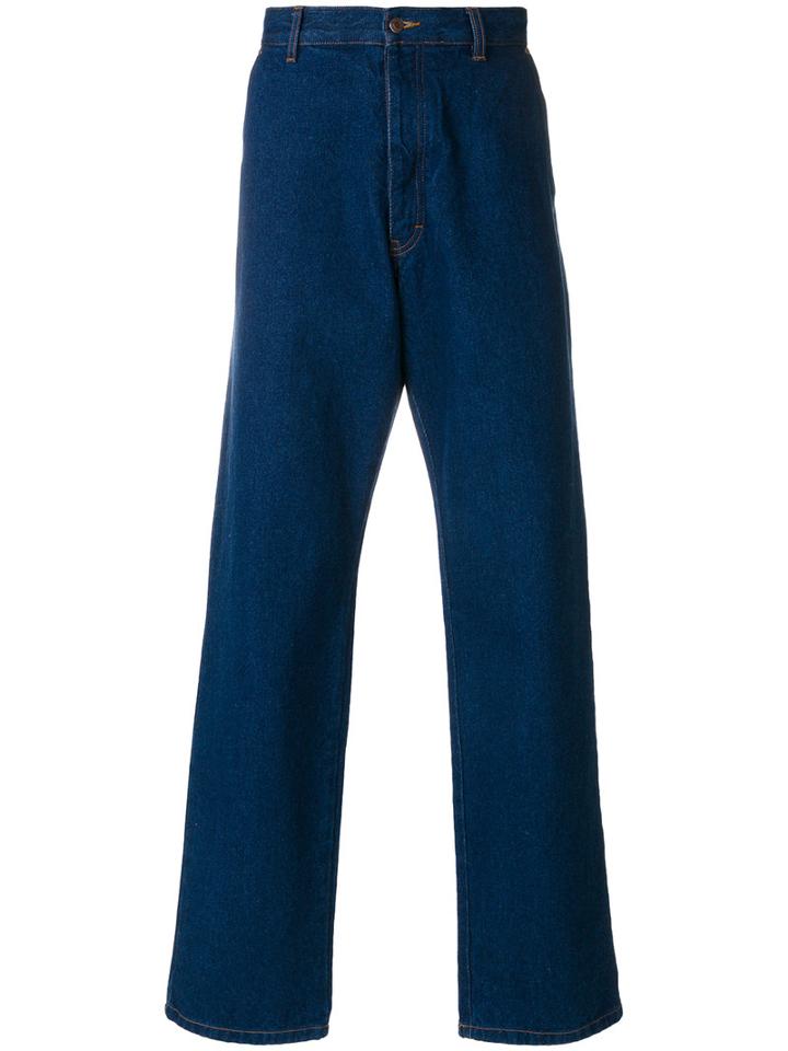 Ami Alexandre Mattiussi - Large Fit Jeans - Men - Cotton - 34, Blue, Cotton