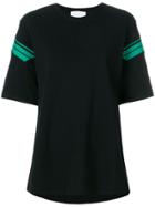 Koché Striped Sleeves T-shirt - Black