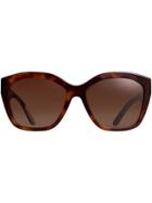 Burberry Square Frame Sunglasses - Brown