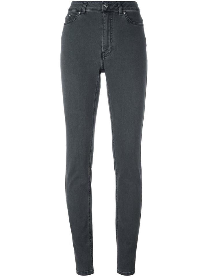 Givenchy Classic Skinny Jeans, Women's, Size: 36, Grey, Cotton/polyester/spandex/elastane