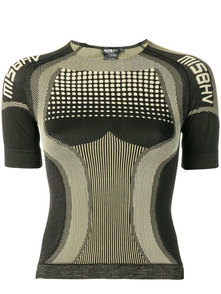 Misbhv Printed Active T-shirt - Black