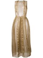 Uma Wang - Akuchi Dress - Women - Silk/linen/flax/polyamide - S, Nude/neutrals, Silk/linen/flax/polyamide