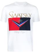 Swatsky Embroidered Logo T-shirt - White