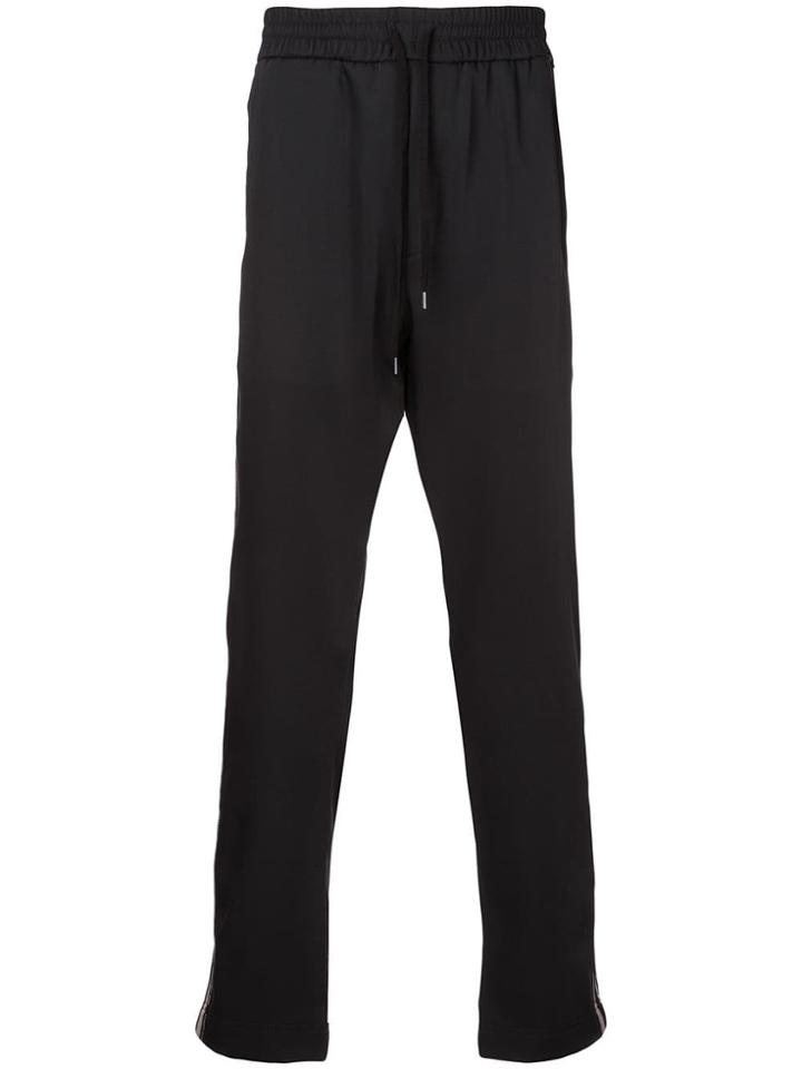 Cmmn Swdn Side Stripe Track Pants - Black