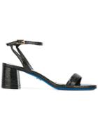Loriblu Block Heel Sandals - Black