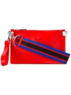 Versace Palazzo Medusa Wristlet Clutch Bag, Women's, Red, Calf Leather