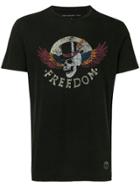 John Varvatos Freedom Print T-shirt - Black