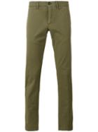 Moncler - Classic Chino Trousers - Men - Cotton/spandex/elastane - 46, Green, Cotton/spandex/elastane