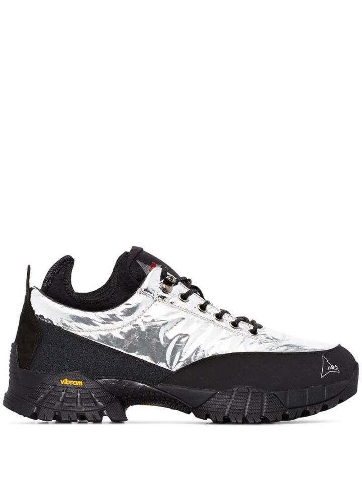 Roa Neal Metallic Sneaker Boots - Black