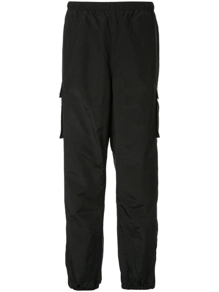 Supreme Reflective Taping Cargo Trousers - Black