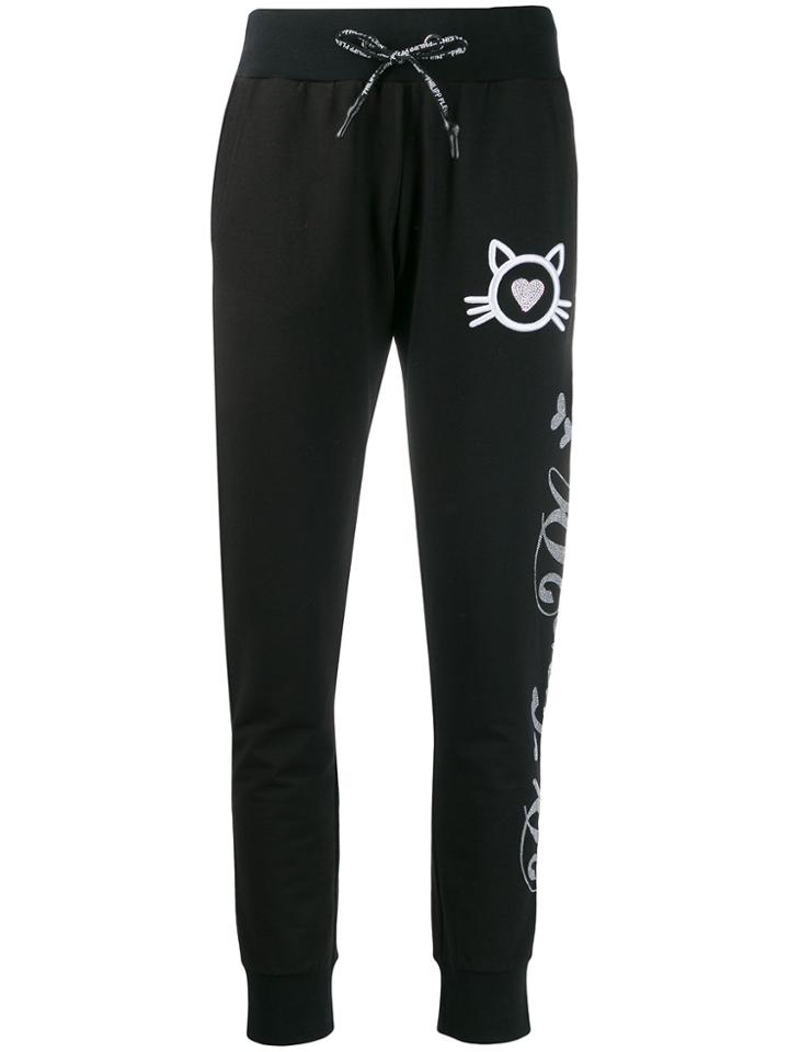 Philipp Plein Logo Jogging Trousers - Black
