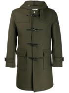Mackintosh Weir Dark Olive Wool Duffle Coat Gm-013 - Green