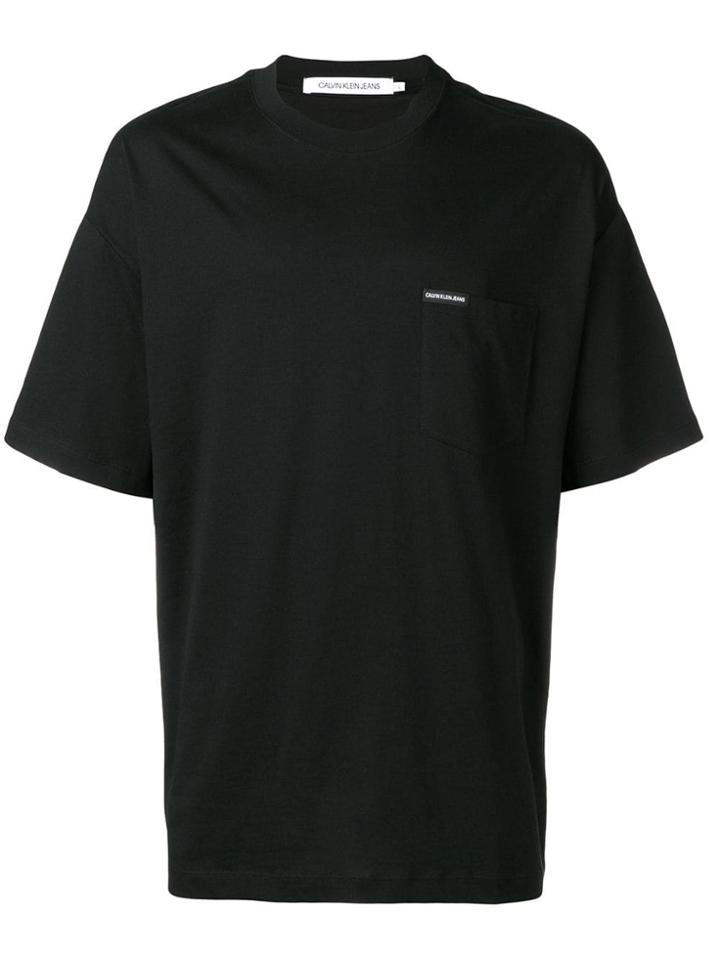 Calvin Klein Jeans Front Pocket T-shirt - Black