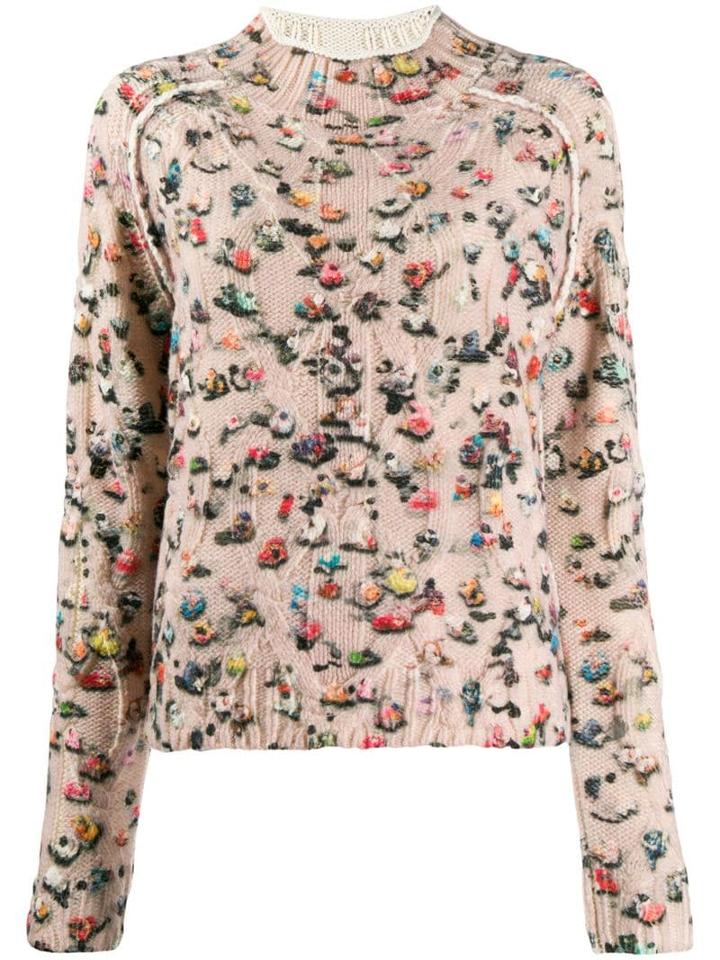 Acne Studios Crowd Print Sweater - Pink