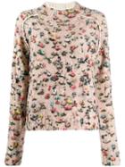 Acne Studios Crowd Print Sweater - Pink