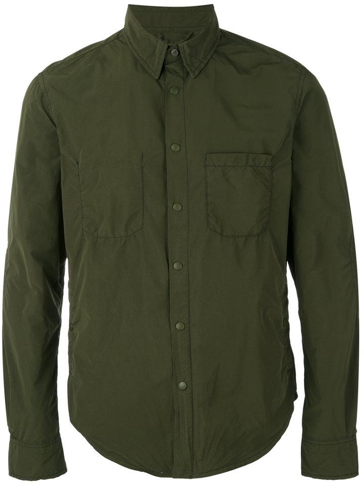 Aspesi - Chest Pockets Shirt - Men - Polyamide/polyester - Xl, Green, Polyamide/polyester