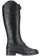 Trussardi Jeans Lace-up Boots - Black