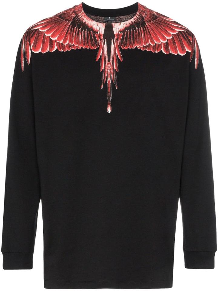 Marcelo Burlon County Of Milan Ghost Wings Sweatshirt - Black