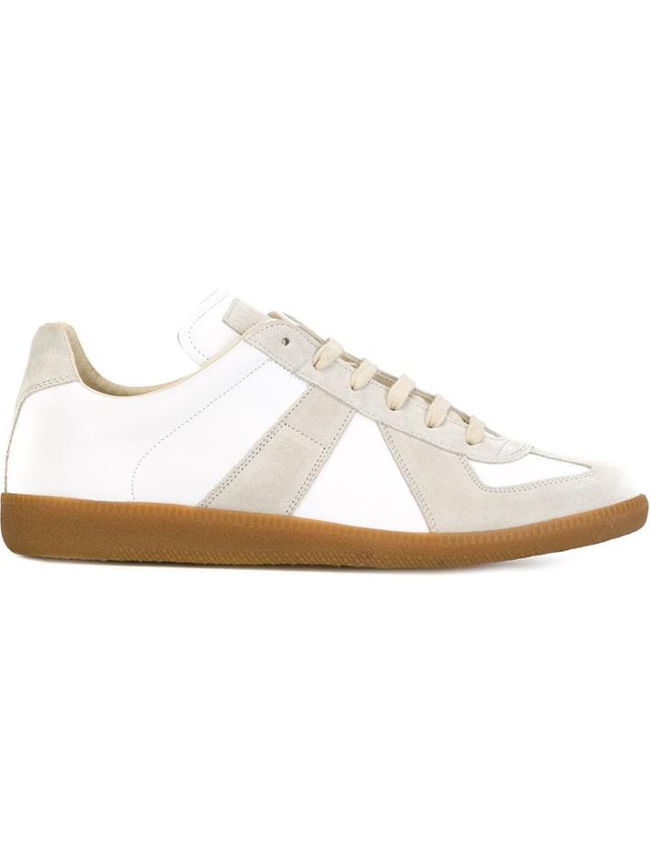 Maison Margiela Replica Sneakers, Men's, Size: 41, White, Leather/rubber