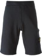 Stone Island Patch Pocket Shorts, Men's, Size: Xxl, Blue, Cotton